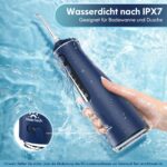 DADA-TECH Kabellose Munddusche mit 4 Modi & 7 Düsen – Professionelle Zahnzwischenraumreinigung – Bild 7