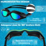 Winline Schwimmbrille mit Polarisationslinsen & UV-Schutz – Anti-Beschlag für Erwachsene & Jugendliche – Bild 4
