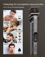 VGRPRO Haarschneidemaschine Profi-Set mit Trimmer & Folienrasierer – Kabelloses Pflege-Kit für Herren – Bild 3