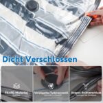 Mapambo Vakuumbeutel Set 15-tlg. mit Elektrischer Pumpe 60000Pa – Platzsparend für Reisen – Bild 5