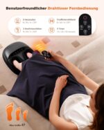 KNQZE Fussmagegerat mit Warmefunktion & Shiatsu – Elektische Fussmassage bis Schuhgrösse 47 – Bild 2
