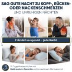 Schlummerglanz Memory Foam Nackenkissen 40x80 cm – Höhenverstellbar & Orthopädisch – Bild 7