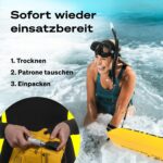 Restube Beach CO2 Rettungsboje – Sofortauftrieb für Schwimmen, SUP & Schnorcheln – Bild 9