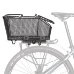 GEWAGE Fahrradkorb hinten 40x30x21 cm – Abnehmbar mit Schnellverschluss bis 20 kg – Bild 4