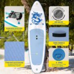 FunWater Aufblasbares SUP Board 320cm mit Paddel & Pumpe – Stabiles Stand Up Paddle für Anfänger – Bild 5