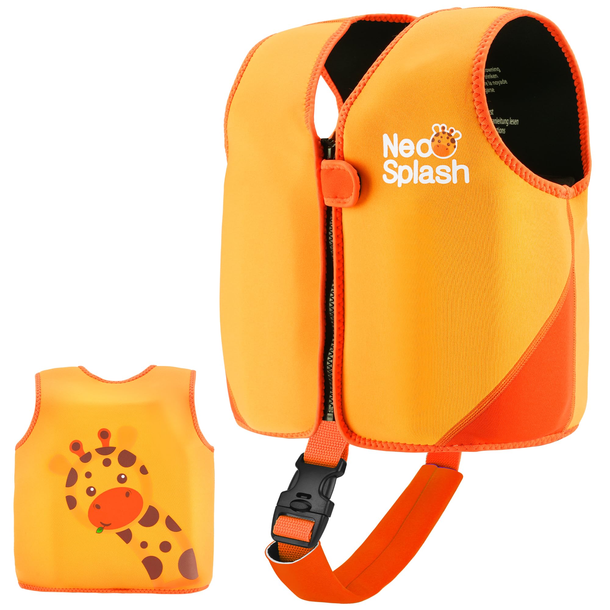 81behxYwJoL._SY2000_.jpg NEO-SPLASH Schwimmlernweste für Kinder 1–6 Jahre – Verstellbare Schwimmhilfe mit Sicherheitsgurten – Bild 1