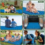 FORRINX Isomatte mit Kissen & Fussluftpumpe – Ultraleichte Campingmatte 950g für Wandern & Outdoor – Bild 7