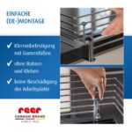 reer CLASSIC Herdschutzgitter 65 cm Edelstahl – Kindersicherung ohne Bohren für alle Herdarten – Bild 5