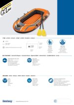 Bestway Kondor 2000 Schlauchboot-Set – 188 cm Familien-Ruderboot mit Paddel & Pumpe – Bild 14