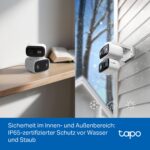 Tapo C246D WLAN Überwachungskamera Aussen – Dual-Objektiv 2K mit Smart Tracking & KI-Erkennung – Bild 7