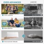 EVER ADVANCED Campingsofa 145cm – Faltbares 2-Sitzer Faltsofa 400kg belastbar – Bild 7