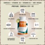 ProFuel Omega-3 vegan mit D3 & K2 (120 Kapseln) – Algenöl Essentials für Herz & Gehirn – Bild 2