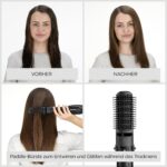 BaByliss Smooth Finish 1200 Warmluftbürste mit Ionen- & Keramiktechnologie – 4-in-1 Styling für Volumen, Glanz & Glättung – Bild 3