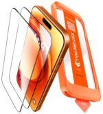 TORRAS Panzerglas für iPhone 17 Pro – 9H+ Härte mit automatischer Montage, 2 Stück