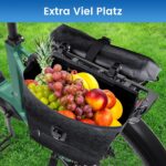 Toyvile Gepäckträgertaschen 2er Set 48L – Wasserdicht, Reflektierend & 3in1 Tragsystem – Bild 5