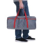 JUSTCAMP Lake 4 Personen Familienzelt – Wasserdicht mit 2 Schlafkabinen & Stehhöhe – Bild 5
