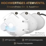 HELDENWERK FFP1 Atemschutzmaske – Feinstaubschutz im 5er, 10er oder 20er Set – Bild 3