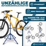 KESSER Fahrradmontageständer Profi 50 kg – 360° drehbar mit Werkzeugablage für E-Bike & Mountainbike – Bild 2