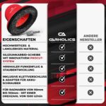 CARHOLICS Radnabenschleifer 90–150 mm mit Adapter – Effiziente Radnabenreinigung für Akkuschrauber – Bild 7