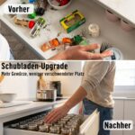 Deco haus® Gewürzgläser Set 24er eckig luftdicht mit Etiketten & Streueinsatz – Bild 5