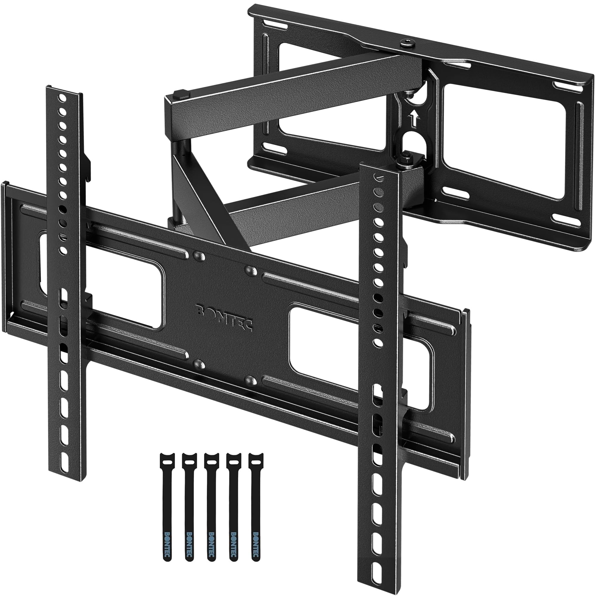 81cUEiqb9GL._SY2000_.jpg BONTEC TV Wandhalterung 26-60 Zoll – Schwenkbar, neigbar, ausziehbar bis 500mm – Bild 1