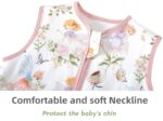 Chilsuessy 2er Pack Sommerschlafsack mit Füssen 0.5 Tog – Baumwolle für Baby 100-110cm – Bild 3