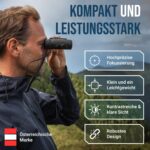 ZIRBITZ HD Fernglas 8x25 – Kompaktes Taschenfernglas für Wandern & Vogelbeobachtung – Bild 2
