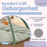 Valy & Oli Spielbogen Baby XXL – Höhenverstellbar mit 5 Sensorischen Spielzeugen – Bild 3