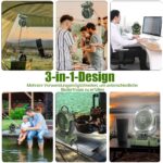 Timiyou Camping Ventilator 10000mAh mit LED – Tragbar & leise für Outdoor & Zelt – Bild 6