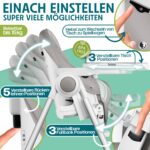 KIDIZ 3in1 Hochstuhl mit Spielbügel – Mitwachsender Kinderhochstuhl von 0–36 Monate – Bild 4