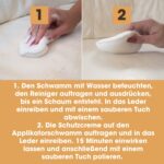 Furniture Clinic Lederpflege-Set 2x500ml – Reiniger & Conditioner für alle Lederarten – Bild 7