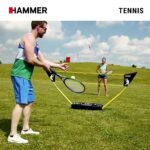 HAMMER Badmintonnetz 3in1 – Höhenverstellbares Volleyball-, Badminton- & Tennisnetz für Garten & Strand – Bild 9