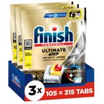 Finish Ultimate Plus Infinity Shine Citrus – 315 Spülmaschinentabs für brillanten Glanz
