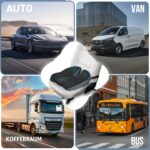 Ajiteogy Keilkissen für Fahrer – Memory-Foam Autositzkissen mit ergonomischem Weil-Design – Bild 8