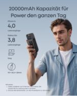 Anker Zolo Powerbank 20000 mAh mit 45W Schnellladung – Mobiles Laden für iPhone, Galaxy & MacBook – Bild 4