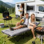 Sekey Feldbett XXL 190x71 cm mit Matratze – Klappbares Campingbett für Garten & Camping – Bild 6