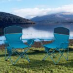 HIGH POINT SPORTS Campingstuhl 2er Set – Faltbar bis 102kg mit Getränkehaltern – Bild 2