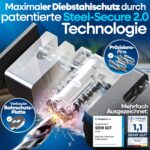 NEXTCOVER FoldOne 100cm Faltschloss – SteelSecure Technologie für maximale Fahrradsicherheit – Bild 2