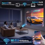 Nonete NT30 Mini Beamer 4K – tragbarer Projektor mit WiFi 6 & Bluetooth 5.2 – Bild 8