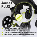 Lionelo Annet Plus Kinderwagen – Buggy ab Geburt bis 22 kg mit Liegefunktion & XXL-Verdeck – Bild 6