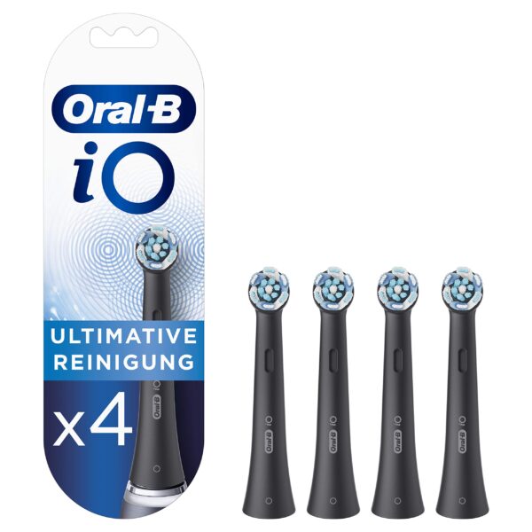 Oral-B iO Ultimative Reinigung Aufsteckbürsten – 4er Pack für elektrische Zahnbürsten