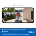 Tapo C400 Akkukamera Aussen – 1080p HD mit Farb-Nachtsicht & Personenerkennung – Bild 8