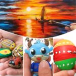Artecho Acrylfarben Set 24 x 59ml mit 10 Pinseln – Lichtechtfarben für alle Untergründe – Bild 6
