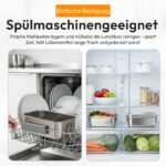 Dimono Lunchbox 2400ml – Auslaufsichere Edelstahl-Bento-Box mit Trennfächern – Bild 8