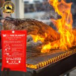 wucgea Feuerlöschdecke 160x180 cm – 2er Pack Brandschutzdecke nach DIN EN 1869:2019 – Bild 6