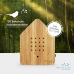 Zwitscherbox RELAXOUND ORIGINAL mit Bamboo Vollholzfront – Vogelgesang Soundbox für Entspannung – Bild 3