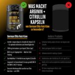 L-Arginin + L-Citrullin 320 Kapseln – 1100 mg Hochdosiert für Sportler – Bild 3