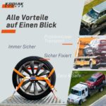 4x Spanngurte 35 mm | 1000 daN Zurrkraft – TÜV/GS zertifiziert für sichere Ladungssicherung – Bild 6
