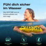 Restube Beach CO2 Rettungsboje – Sofortauftrieb für Schwimmen, SUP & Schnorcheln – Bild 3