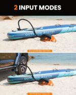 OutdoorMaster Shark 3 Elektrische SUP Pumpe – 20PSI Akku-Luftpumpe mit 8 Düsen – Bild 5
